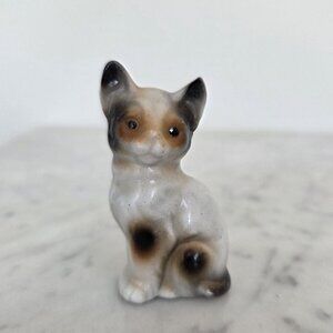 Vintage Ceramic Cat Kitty Kitten Figurine